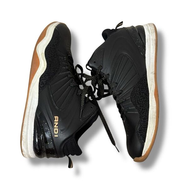 AND1 Maverick High-Top Basketball Shoes Black – Men’s 13, Performance Sneakers main image 7